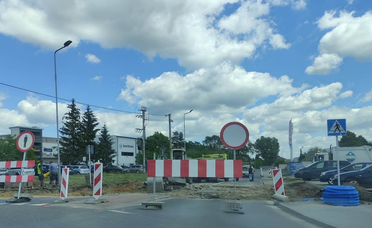 ZDJĘCIE: S. OSKARBSKI Zablokowana na czas robót ulica 