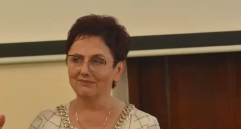 ZDJĘCIE: S. OSKARBSKI Teresa Waleń tuż po wyborze na przewodniczącą