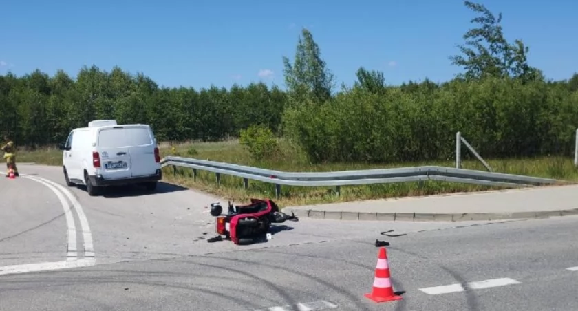 FOTO: KPP ROPCZYCE Miejsce wypadku