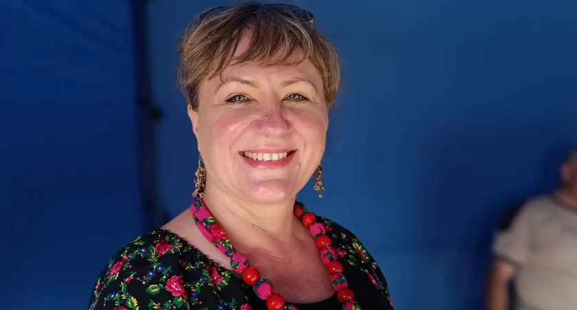 ZDJĘCIE: W. NAJA Teresa Rachwał prezeska KGW Ropczyce Chechły 