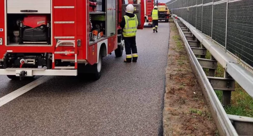 ZDJĘCIE: OSP BORECZEK Strażacy z OSP Boreczek i Borek Wielki mają remizy blisko wjazdu na autostradę, stąd często jako pierwsi docierają tam na miejsce zdarzeń