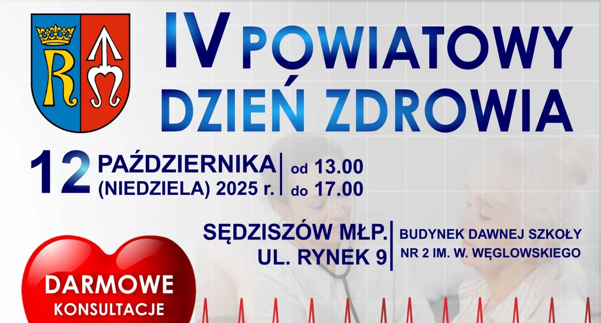 Zdrowie, Zaproszenie Powiatowy Dzień Zdrowia października (niedziela) - zdjęcie, fotografia