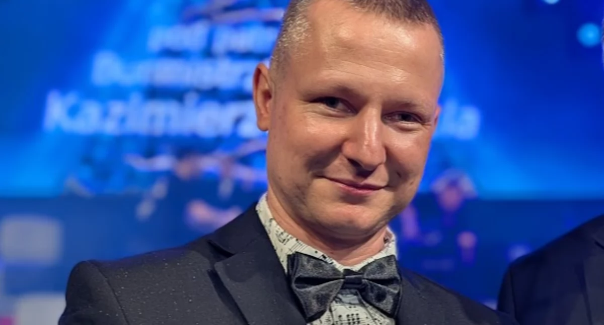 Dawid Fus dyrygent Miejskiej Orkiestry Dętej w Ropczycach tuż po Koncercie Noworocznym 2026