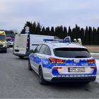 Skrzyżowanie po kolizji było zablokowane.