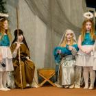 Scenka jasełek ze Świętą Rodziną