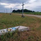 ZDJĘCIE: W. NAJA Droga na zdjęciu prowadzi znaku Camino od strony Tuczarni w Iwierzycach