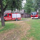 ZDJĘCIE:OSP OSTRÓW Akcja ratowania młodych bocianów OSP Ostrów