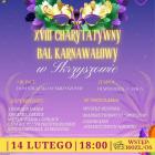 Plakat promujący bal