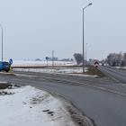  Skrzyżowanie DK94 z ulicą Wesołą w Sędziszowie Małopolskim. Widok w kierunku Ropczyc,...