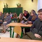 Uczniowie zainteresowani zdobywaniem polskich szczytów. 