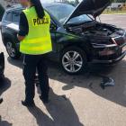 ZDJĘCIE: KPP ROPCZYCE
Skoda ma niewielkie uszkodzenia z przodu