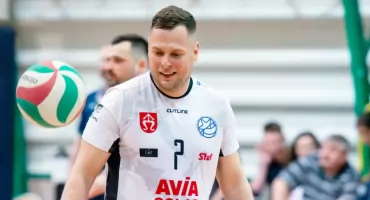 Michał Bilski, zawodnik sędziszowskiej Avii Solar kończy karierę siatkarską