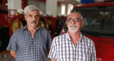 Druhowie Szot i Gargaś to jedni z ostatnich z grupy, która odtworzyła OSP w Sędziszowie Młp
