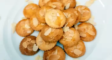 Pyszne kruche ciasteczka z migdałami