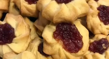 Ciasteczka maślane z marmoladą