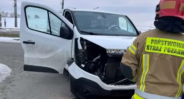 Kolizja w Sędziszowie Małopolskim: Zderzenie Volkswagena z Renault na „Trójkącie”