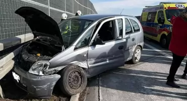 Wypadek na autostradzie A4 w Boreczku. Dwie osoby w szpitalu