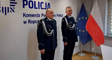 Zmiany w kierownictwie ropczyckiej Policji. Nadkomisarz Bogusław Dziedzic nowym wicekomendantem